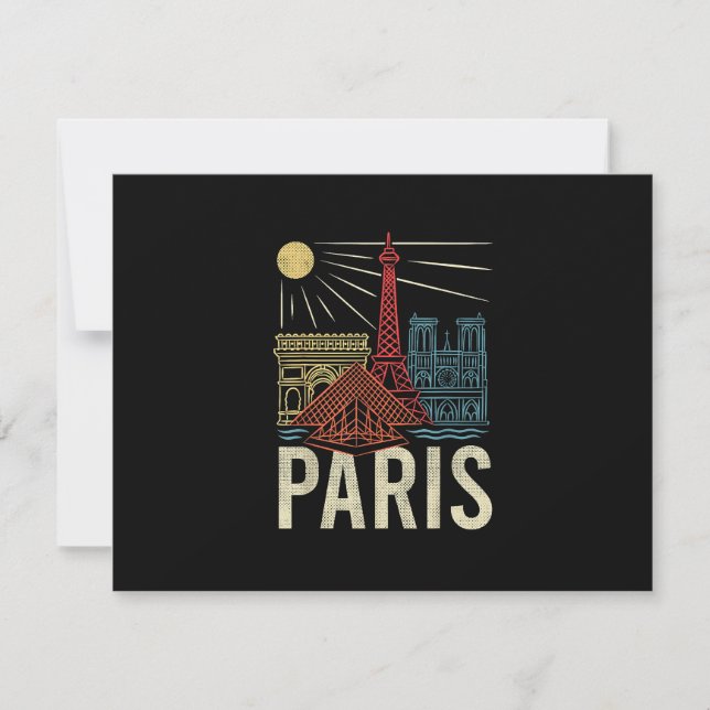 Paris semester, Frankrike semester, Eiffeltornet,  OSA Kort (Framsida)