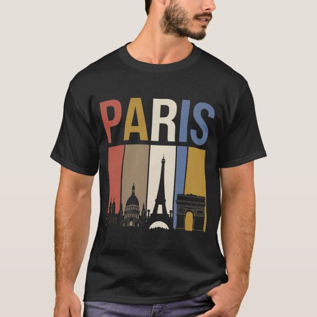 Paris Silhouette T Shirt (Framsida)