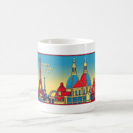 Paris Skyline 1 Kaffemugg