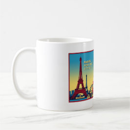 Paris Skyline 1 Kaffemugg