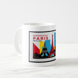 Paris Skyline 2 Kaffemugg