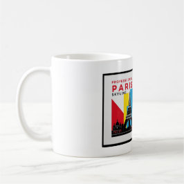 Paris Skyline 2 Kaffemugg