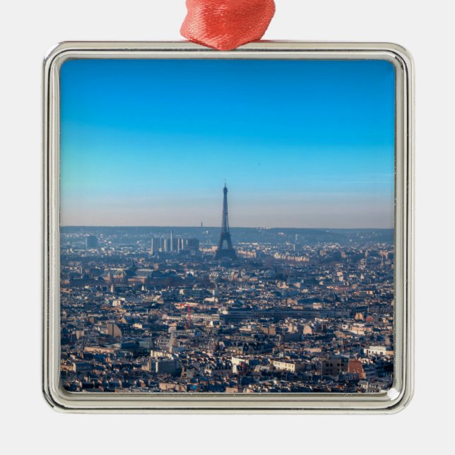 Paris Skyline Julgransprydnad Metall (Framsidan)