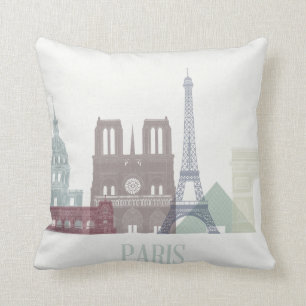 Paris Skyline Kudde
