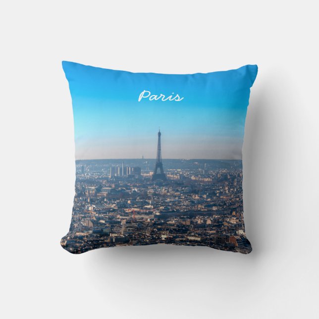 Paris Skyline Kudde (Framsida)