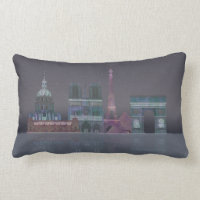 Paris Skyline Nattreflektioner