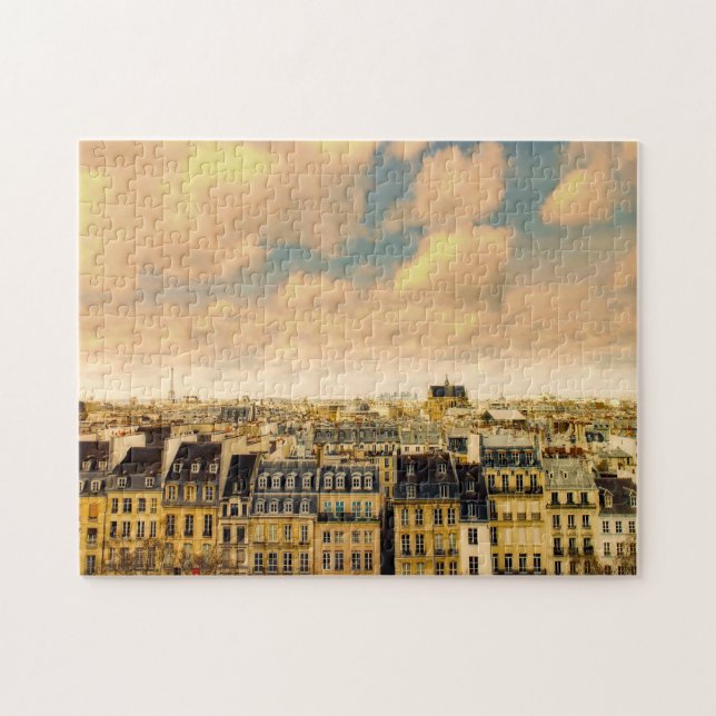 Paris Skyline. Pussel (Horisontell)