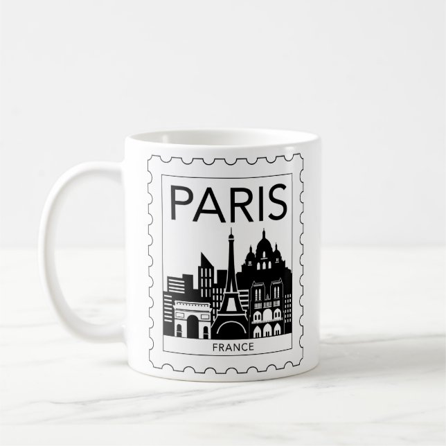 Paris souvenir kaffemugg (Vänster)