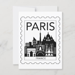 Paris souvenir vykort