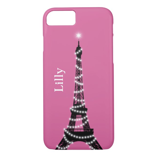 Paris Sparkles överallt iPhone 7 Fodral Case-Mate iPhone Skal (Baksida)