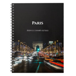Paris Spiral Photo Notebook Anteckningsbok