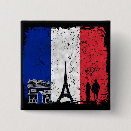 Paris stad av kärlek knapp