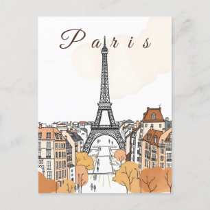 Paris stad vykort