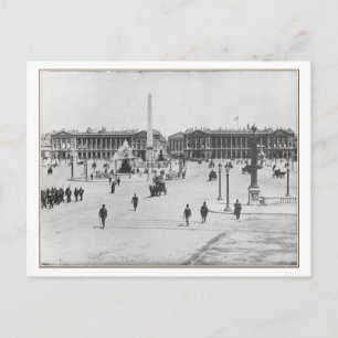 Paris, Ställe de la Concorde Postcard Vykort