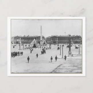 Paris, Ställe de la Concorde Postcard Vykort