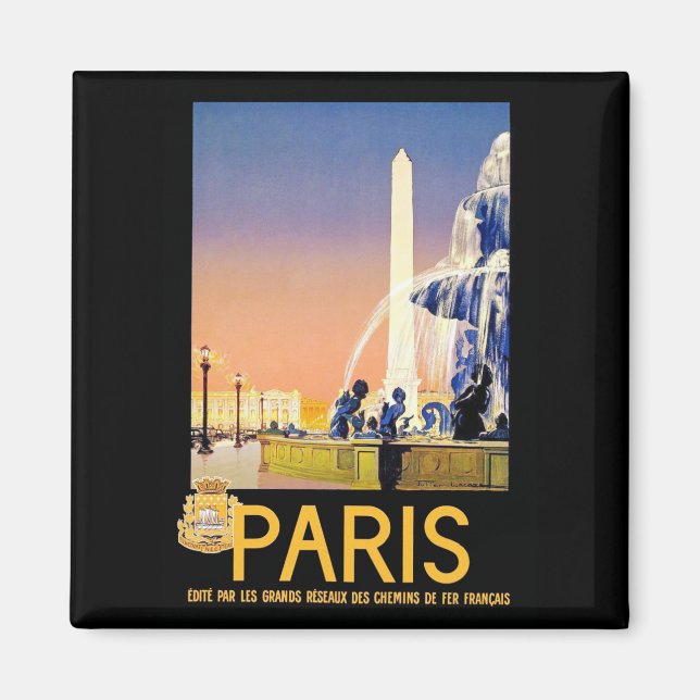 Paris ~ Ställe del la Concorde Magnet (Framsidan)