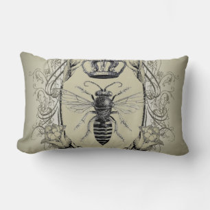 paris steampunk biodling fransk bi drottning krona lumbarkudde