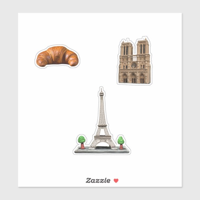 paris stickers klistermärken (Ark)
