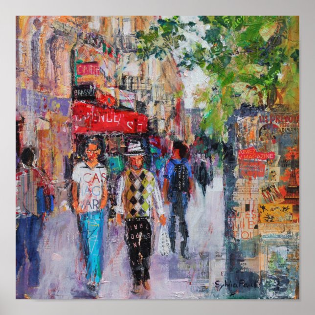 Paris Street Poster (Framsidan)