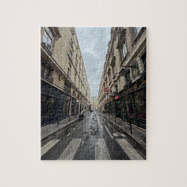 Paris Street Puzzle Pussel (Vertikal)