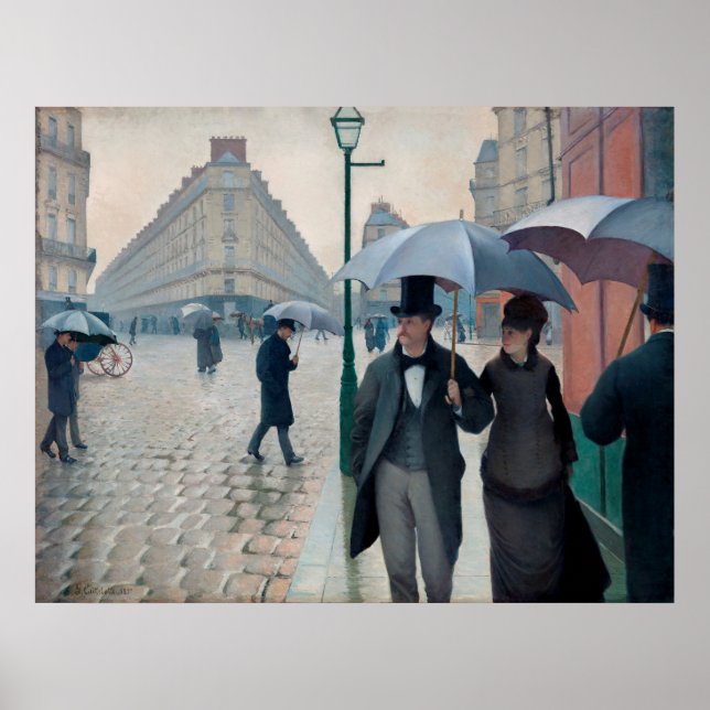 Paris Street Rainy Day (1877) Poster (Framsidan)