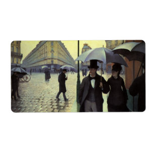 Paris Street Rainy Day av Gustave Caillebotte Fraktsedel