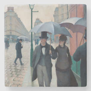 Paris Street Rainy Day av Gustave Caillebotte Stenunderlägg