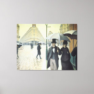 Paris Street, Rainy Day by Caillebotte Canvastryck
