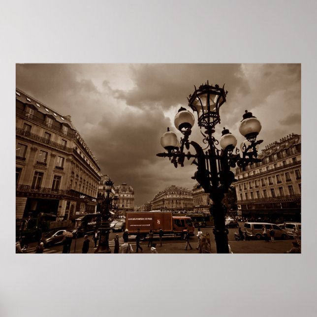 Paris Street Scene (I) Poster (Framsidan)