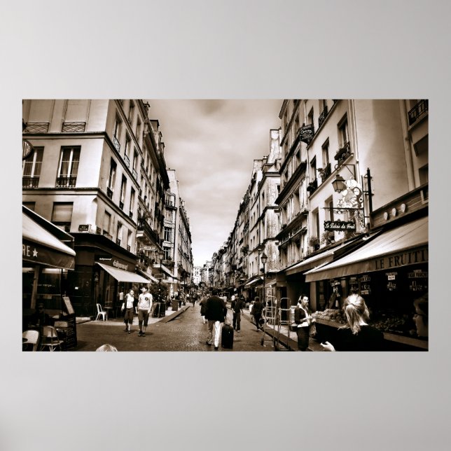 Paris Street Scene (III) Poster (Framsidan)