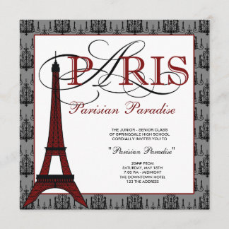 Paris Studentbal Inbjudningar