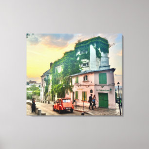 Paris Sunset Canvas