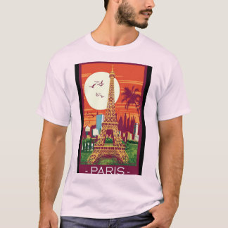 Paris Sunset T Shirt