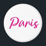 PARIS T-Shirt Magnet<br><div class="desc">EN AV VÄRLDENS FÄRGSTÄDER ÄR PARIS,  VI KAN HITTA DET I FRANKRIKE. UTÖVER DEN BÄSTA LIVSMEDELSERFARENHETEN I PARIS SOM EIFFEL TORN OCH NOTRE DAME CATHEDRAL HAR DEN MYCKET MER ATT ERBJUDA SOM DEN HÖGA KVALITETSGASTRONOMIN OCH TERRASERNA I MÅNGA FÅGLAR.</div>