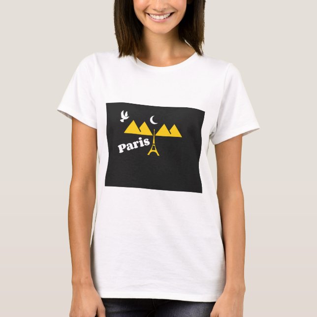 Paris T-Shirts För kvinnor..... (Framsida)