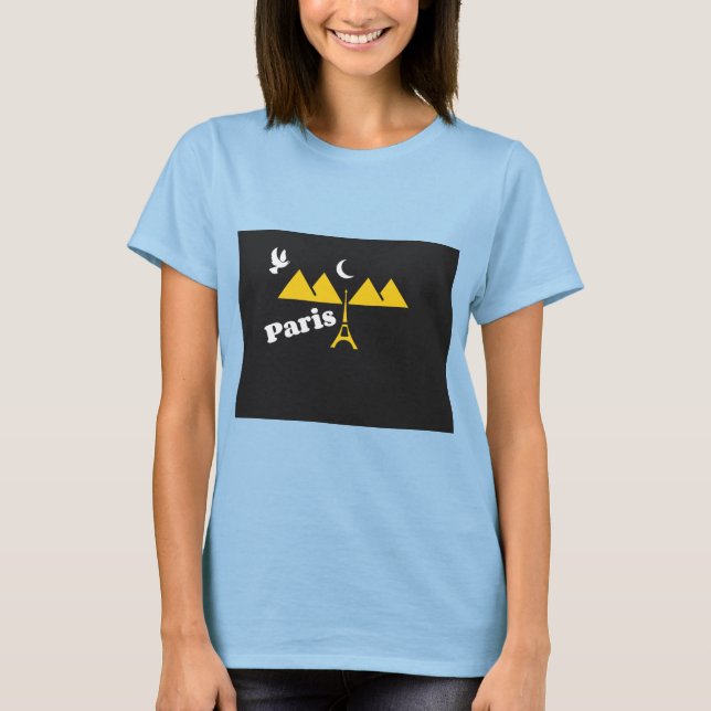 Paris T-Shirts För kvinnor............... (Framsida)