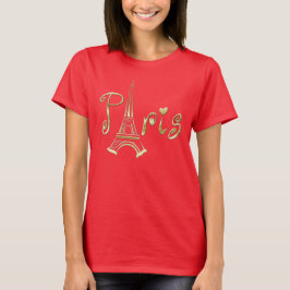 PARIS T-tröja med det Eiffel torn T-shirt