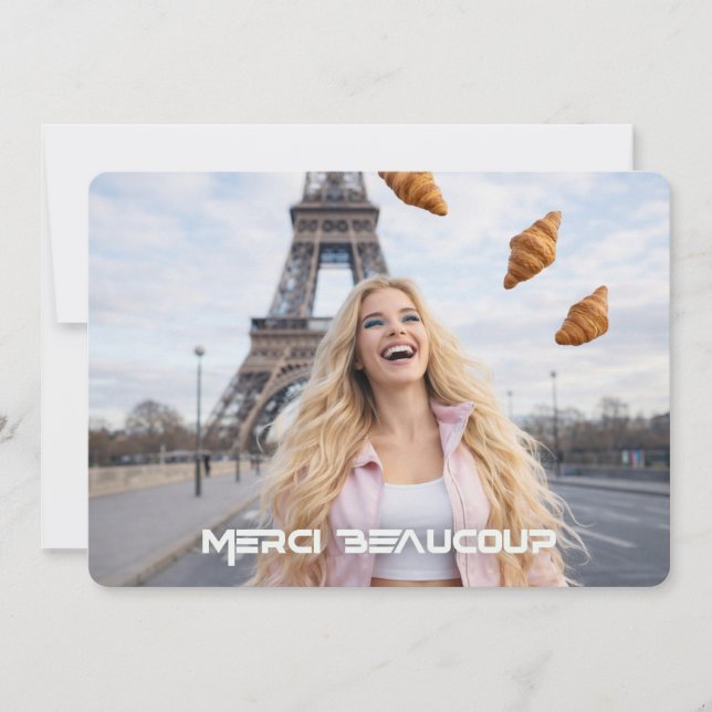 PARIS - TACK SÅ MYCKET KORT (Framsida)