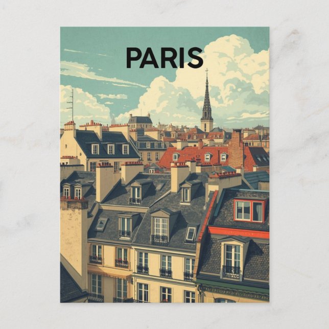 Paris tak vykort (Framsida)