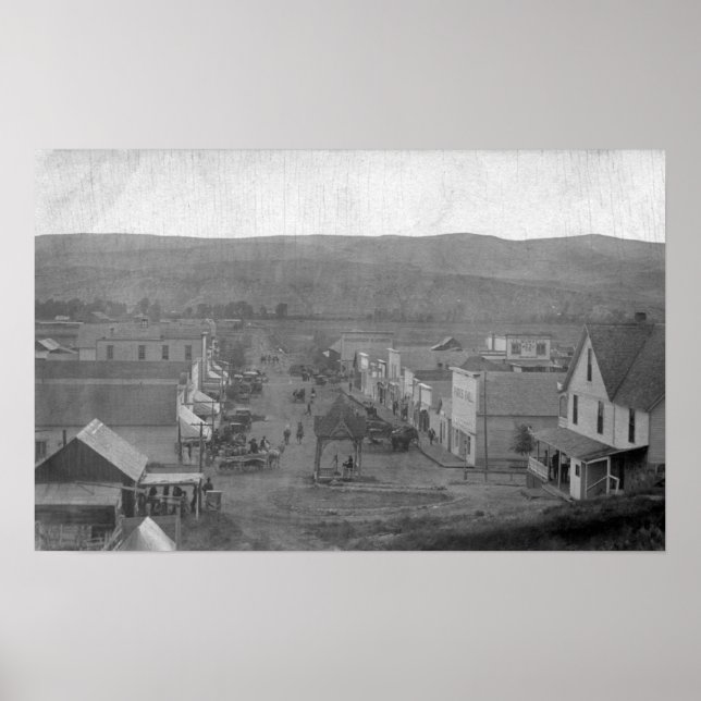 Paris, TexasAerial View of TownParis, TX Poster (Framsidan)