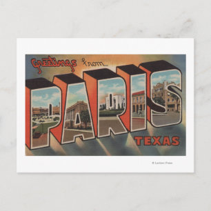 Paris, TexasLarge Brev ScenesParis, TX Vykort