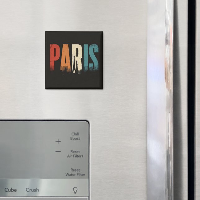 Paris text och siluett magnet (In Situ (Fridge))