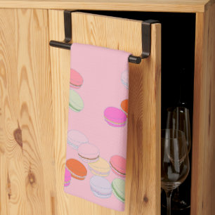 Paris ThBäste Rosa Fransk Macaron Kitchen Towel Kökshandduk