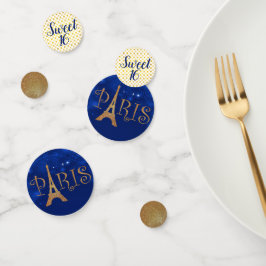 Paris Theme Sweet 16 Party Bord Confetti