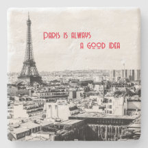 Paris Thned Underlägg i Black and White