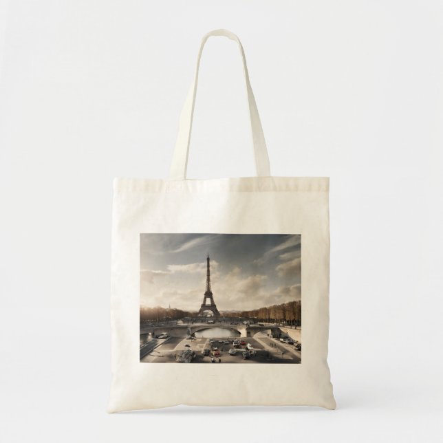 Paris Tote Bag (3) Tygkasse (Framsidan)