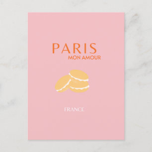Paris Travel Art Retro Art Vykort