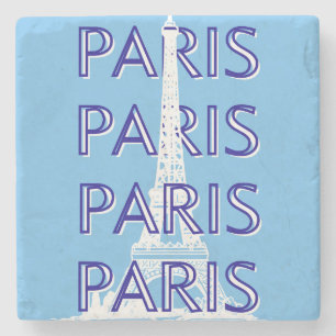 Paris Travel Art, Travel Art, Preppy Art, Blue Stenunderlägg