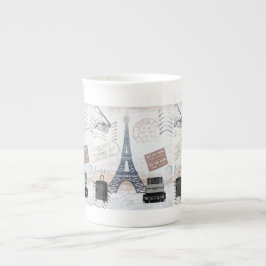 Paris Travel Collage Benporslin Mugg