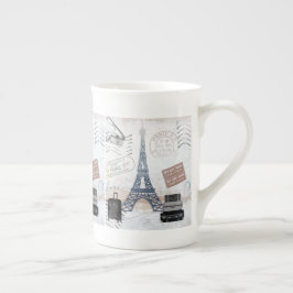 Paris Travel Collage Benporslin Mugg